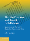 The Six-Day War and Israeli Self-Defense (eBook)